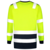 Afbeeldingen van TRICORP Sweater High Vis bi-colour 303004 fluor geel/inkt 3XL