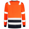Afbeeldingen van TRICORP Sweater High Vis bi-colour 303004 fluor oranje/inkt L