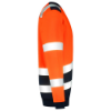 Afbeeldingen van TRICORP Sweater High Vis bi-colour 303004 fluor oranje/inkt L