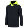 Afbeeldingen van TRICORP Sweater High Vis met capuchon 303005 inkt/fluor geel 8XL