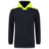 Afbeeldingen van TRICORP Sweater High Vis met capuchon 303005 inkt/fluor geel 8XL