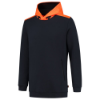 Afbeeldingen van TRICORP Sweater High Vis met capuchon 303005 inkt/fluor oranje 8XL