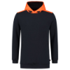Afbeeldingen van TRICORP Sweater High Vis met capuchon 303005 inkt/fluor oranje 8XL