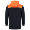 Afbeeldingen van TRICORP Sweater High Vis met capuchon 303005 inkt/fluor oranje 8XL