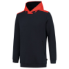 Afbeeldingen van TRICORP Sweater High Vis met capuchon 303005 inkt/fluor rood 6XL