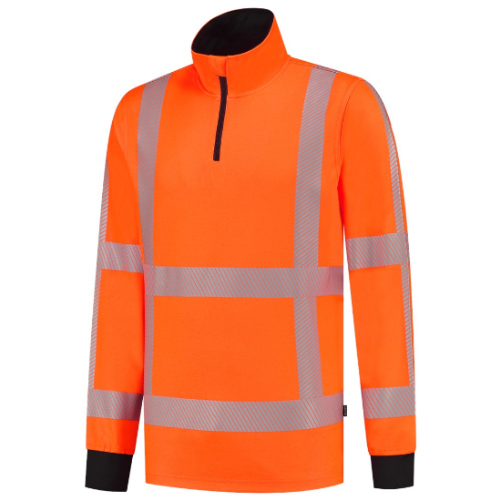 Afbeeldingen van TRICORP Sweater met rits RWS dubbelzijdig 303701 fluor oranje 5XL