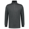 Afbeeldingen van TRICORP Sweater met ritskraag 301010 antraciet melange S