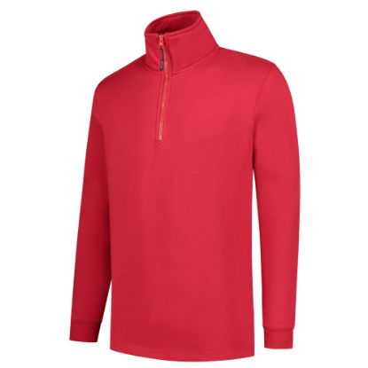 Afbeeldingen van TRICORP Sweater met ritskraag 301010 rood XS
