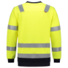 Afbeeldingen van TRICORP Sweater Multinorm bi-colour 303002 fluor geel/inkt 5XL