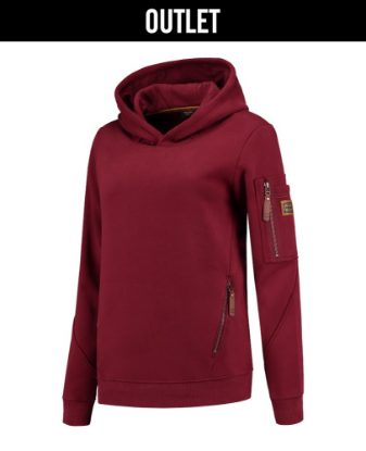 Afbeeldingen van TRICORP Sweater Premium met capuchon dames 304006 bordeaux XL