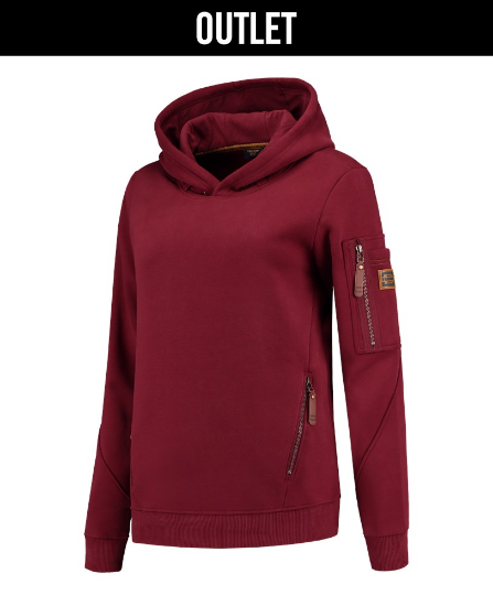 Afbeeldingen van TRICORP Sweater Premium met capuchon dames 304006 bordeaux XS
