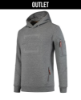 Afbeeldingen van TRICORP Sweater Premium met capuchon en logo 304004 steengrijs melange XS