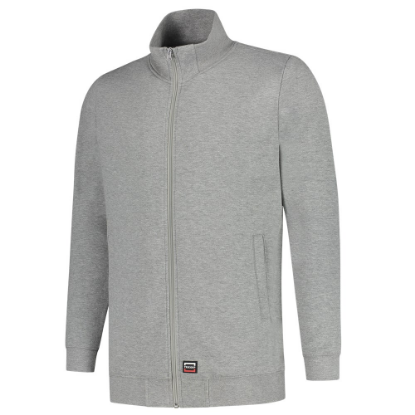 Afbeeldingen van TRICORP Sweatvest 60°C wasbaar 301017 grijs melange XL
