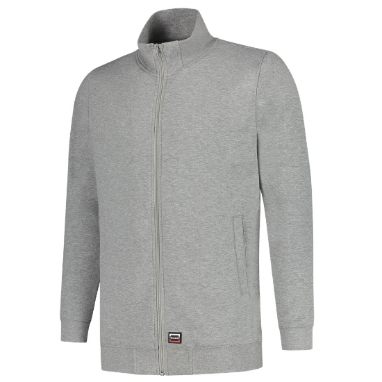 Afbeeldingen van TRICORP Sweatvest 60°C wasbaar 301017 grijs melange M