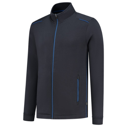 Afbeeldingen van TRICORP Sweatvest Accent 302702 navy/royal blauw M