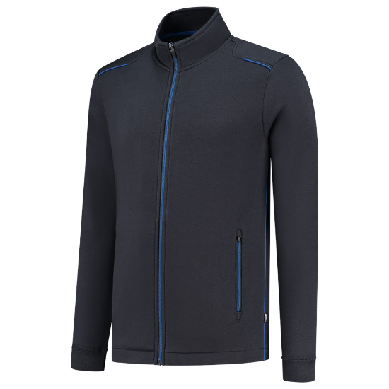 Afbeeldingen van TRICORP Sweatvest Accent 302702 navy/royal blauw M