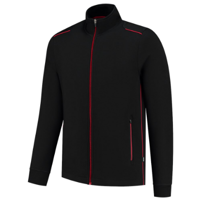 Afbeeldingen van TRICORP Sweatvest Accent 302702 zwart/rood 2XL