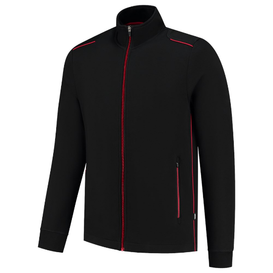 Afbeeldingen van TRICORP Sweatvest Accent 302702 zwart/rood 2XL