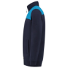 Afbeeldingen van TRICORP Sweatvest bi-colour Naden 302014 inkt/turquoise 2XL