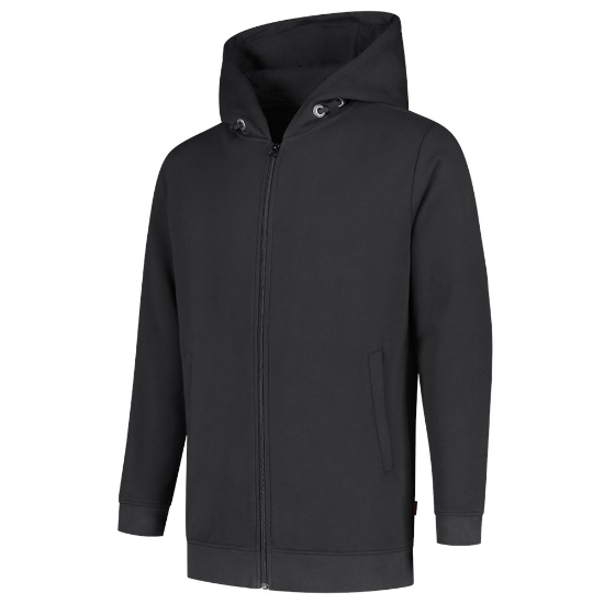 Afbeeldingen van TRICORP Sweatvest met capuchon 60°C wasbaar 301014 donkergrijs XS