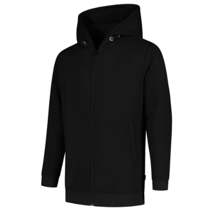 Afbeeldingen van TRICORP Sweatvest met capuchon 60°C wasbaar 301014 zwart S