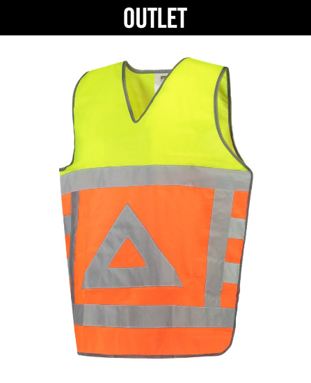 Afbeeldingen van TRICORP Tabard Verkeersregelaar 453001 oranje/geel XL