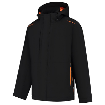 Afbeeldingen van TRICORP Tech shell winter Accent 402703 zwart/oranje 4XL