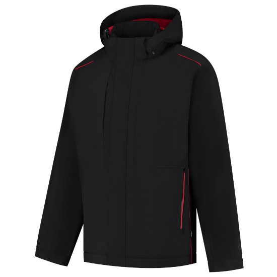 Afbeeldingen van TRICORP Tech shell winter Accent 402703 zwart/rood 4XL