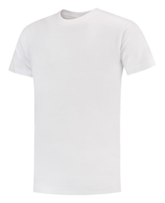 Afbeeldingen van TRICORP T-shirt 60°C wasbaar 101017 wit S