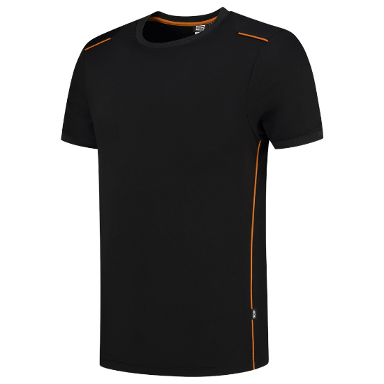 Afbeeldingen van TRICORP T-shirt Accent 102703 zwart/oranje M