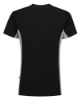 Afbeeldingen van TRICORP T-shirt bi-colour 102004 zwart/grijs XS