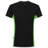 Afbeeldingen van TRICORP T-shirt bi-colour 102004 zwart/limoen XS
