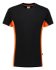 Afbeeldingen van TRICORP T-shirt bi-colour 102004 zwart/oranje L