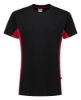 Afbeeldingen van TRICORP T-shirt bi-colour 102004 zwart/rood M