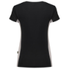 Afbeeldingen van TRICORP T-shirt bi-colour dames 102003 zwart/grijs S