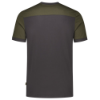 Afbeeldingen van TRICORP T-shirt bi-colour Naden 102006 donkergrijs/army XS