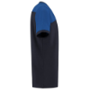 Afbeeldingen van TRICORP T-shirt bi-colour Naden 102006 navy/royal blauw S