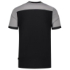 Afbeeldingen van TRICORP T-shirt bi-colour Naden 102006 zwart/grijs S