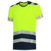 Afbeeldingen van TRICORP T-shirt High Vis bi-colour 103006 fluor geel/inkt 5XL