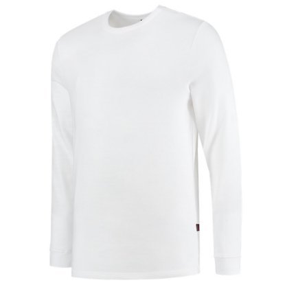 Afbeeldingen van TRICORP T-shirt met lange mouwen 60°C wasbaar 101015 wit XS