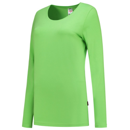 Afbeeldingen van TRICORP T-shirt met lange mouwen dames 101010 limoen M