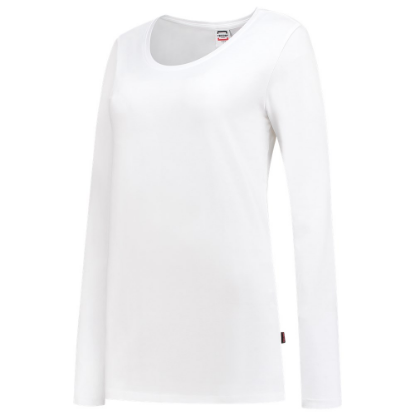 Afbeeldingen van TRICORP T-shirt met lange mouwen dames 101010 wit 4XL