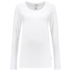 Afbeeldingen van TRICORP T-shirt met lange mouwen dames 101010 wit 4XL