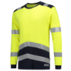 Afbeeldingen van TRICORP T-shirt Multinorm bi-colour 103003 fluor geel/inkt 2XL