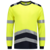 Afbeeldingen van TRICORP T-shirt Multinorm bi-colour 103003 fluor geel/inkt 2XL