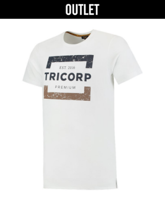 Afbeeldingen van TRICORP T-shirt Premium heren 104007 felwit 5XL
