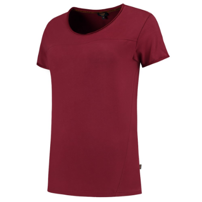 Afbeeldingen van TRICORP T-shirt Premium Naden dames 104005 bordeaux L