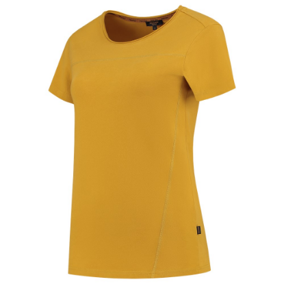 Afbeeldingen van TRICORP T-shirt Premium Naden dames 104005 curry S