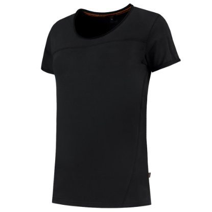 Afbeeldingen van TRICORP T-shirt Premium Naden dames 104005 zwart 4XL