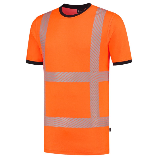 Afbeeldingen van TRICORP T-shirt RWS dubbelzijdig 103701 fluor oranje S